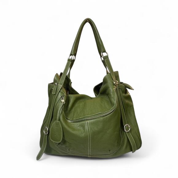 Furla Olive Green Shoulder Bag REHAB - Picture 1 of 10